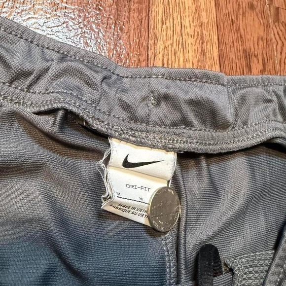 Nike Grey Dri-Fit Retro Tech Sportswear Running Train Shorts Medium - Picture 3 of 5